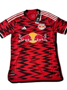 adidas New York Red Bulls 2024/25 Authentic Home Jersey HZ6202 Mens Size MEDIUM